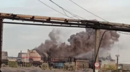 Зауыттан өрт шығып, краншы күйіп қалды