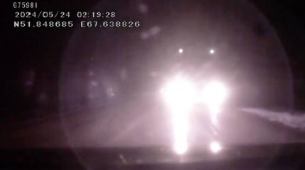 Фура въехала в патрульную машину в Акмолинской области