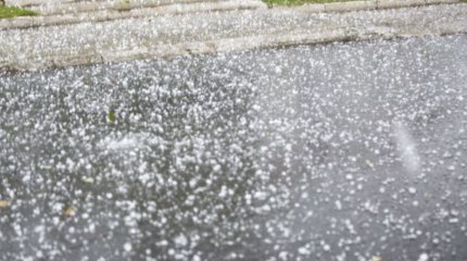 Солтүстік өңірде бұршақ жауады