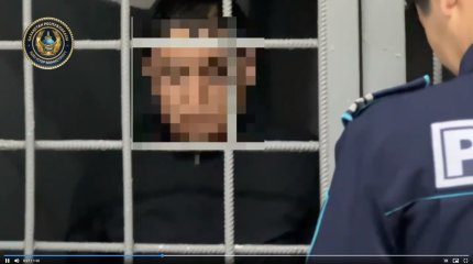 Оскорбившего полицейских жителя Конаева арестовали на 7 суток (ВИДЕО)