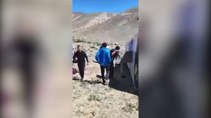 Алматы облысында туристер мінген автобус апатқа ұшырады