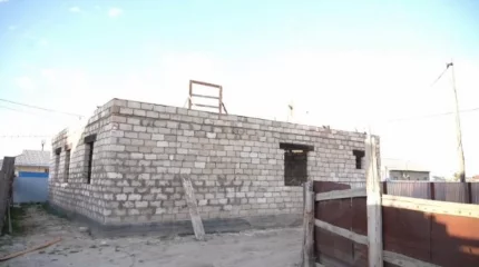Құлсарыда тұрғындар үйлерінің құрылыс жұмыстарын бастады