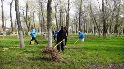 «Таза Қазақстан» экологиялық акциясы басталғалы Жамбыл облысында 1600-ден астам сенбілік өткізілді