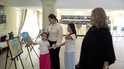 Рәміздер күніне орай қылқалам шеберлерінің көрмесі өтті