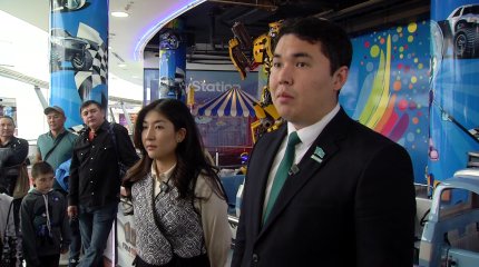 «Жастар Рухы» Жастар қанатының өкілдері  балаларға ойын-сауық шарасын өткізді