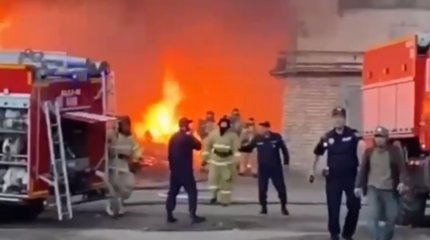 Ақтөбеде құрылыс қоймасы өртенді