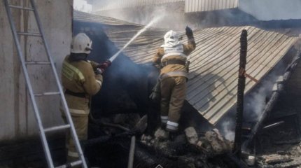 Қызылорда облысында моншаның сарайы мен шатырын өрт шарпыды