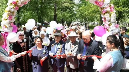 Алматыда ардагерлер аллеясы ашылды