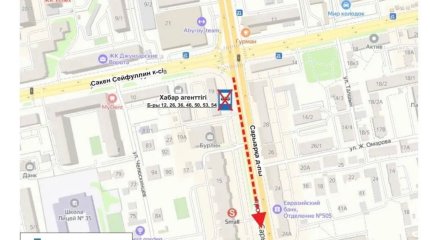 7 автобусных маршрутов изменили схему движения в Астане