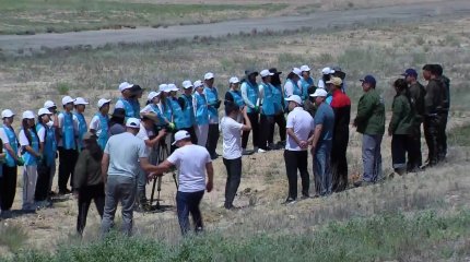 900 км автомагистрали очистили от мусора в Жамбылской области