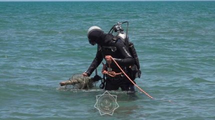 Балқаш көлінен 360 кг қоқыс шығарылды