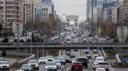 7 балдық кептеліс: жол жөндеу жұмыстарына байланысты Астананың сол жағалауында көлік қозғалысында қиындықтар туды