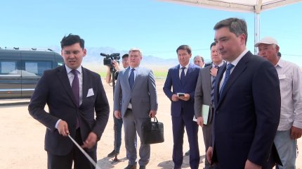 Үкімет басшысы Олжас Бектенов жұмыс сапарымен Жамбыл облысына барды