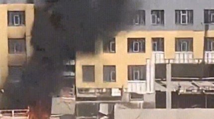 Астанада жаңадан салынып жатқан мектепте өрт шықты
