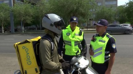 В Актобе резко увеличилось количество ДТП с участием скутеров