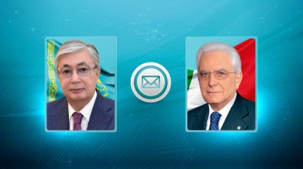 Токаев поздравил Президента Италии с Днём республики