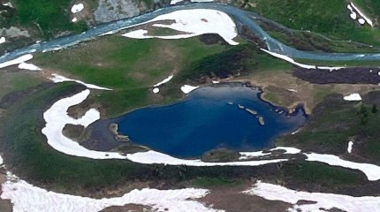 ШҚО-дағы мұздақ көлдерге аэровизуалды зерттеу жүргізілді