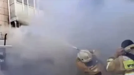 Астанада көпқабатты тұрғын үй жертөлесінде орналасқан дәмхана өртенді