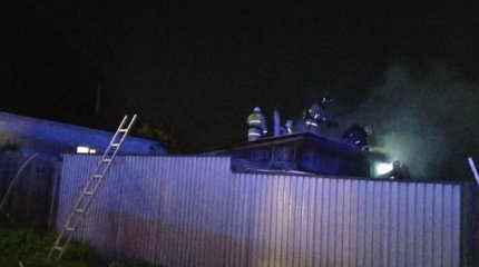 Көкшетауда шаруашылық құрылыстан өрт шықты