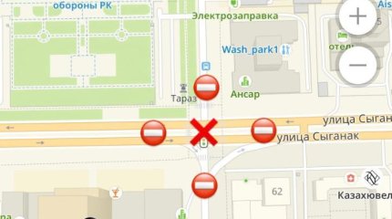 Пересечение Сыганак и Туркестан временно перекроют в Астане