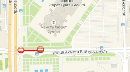 Еще один участок улицы перекроют на правом берегу Астаны