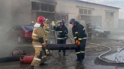 Взрыв на СТО предотвратили в Таразе: сотрудник в больнице с ожогами