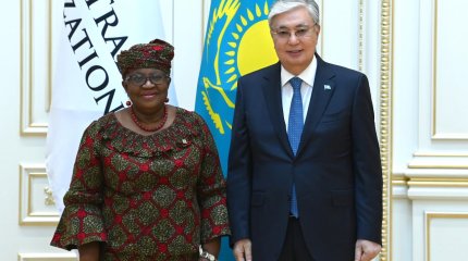 Токаев обсудил успехи Казахстана во внешней торговле с гендиректором ВТО