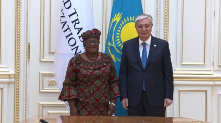 Мемлекет басшысы ДСҰ Бас директоры Нгози Оконджо-Ивеаламен кездесті