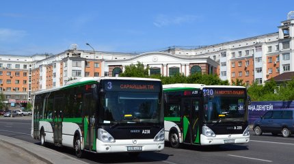Астанада автобустар түнде де жүреді