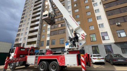 Кабельная шахта загорелась в многоэтажке Астаны