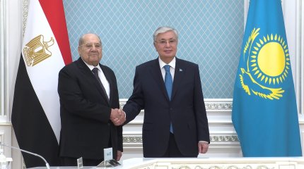 Тоқаев Мысыр Араб республикасы Парламенті Сенатының Төрағасын қабылдады