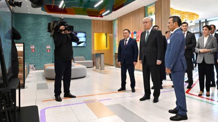 Касым-Жомарт Токаев посетил центр SANA Sport