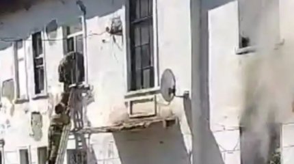 Ақмола облысында өрт кезінде төрт адам құтқарылды