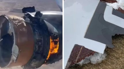Канадалық Boeing ұшағының қозғалтқышы әуеде жанып кетті