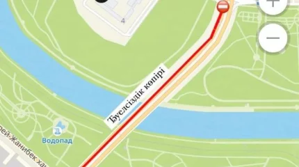 Астанадағы Тәуелсіздік көпірінде қозғалыс ішінара шектеледі