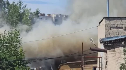 Астанада монша кешенінде өрт шықты