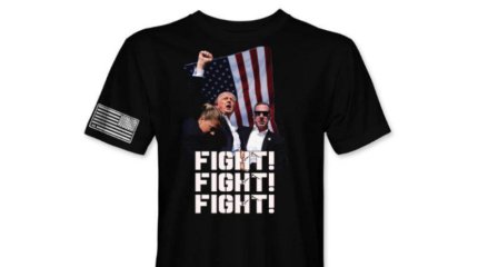 Суровый маркетинг: вещи с изображением Трампа после покушения появились в продаже