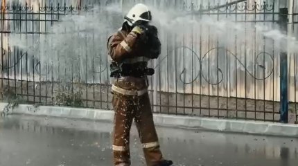 Пожар на рынке Алматы потушен