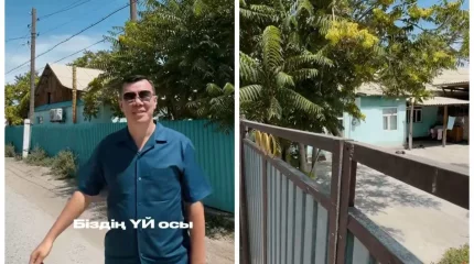 "Кіре алмай кетіп барамын": Нұрлан Қоянбаев балалық шағын есіне алып, туған үйін көрсетті