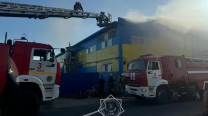 Оралда дүкен өртенді