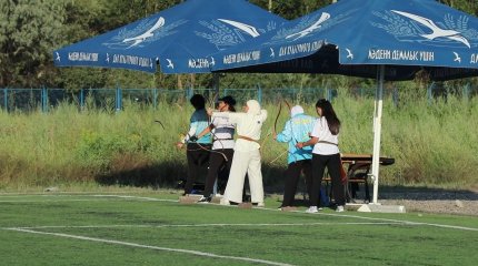 Садақ атудан ұлттық құрама Көшпенділер ойындарына қызу дайындалып жатыр