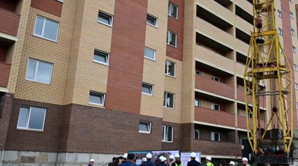 Солтүстік Қазақстандағы Бескөл ауылында бес қабатты үй салынып жатыр