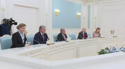 Қасым-Жомарт Тоқаев БҰҰ Бас хатшысы Антониу Гутерришпен келіссөз жүргізді