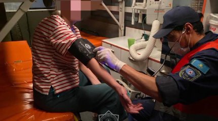 Три авто столкнулись на трассе "Алматы-Екатеринбург"