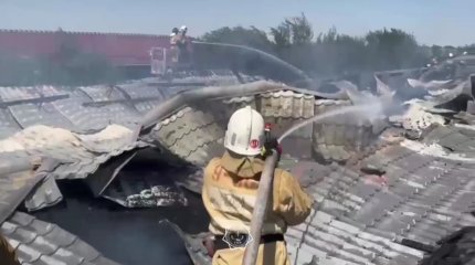 Түркістан облысында жатақханадан өрт шықты