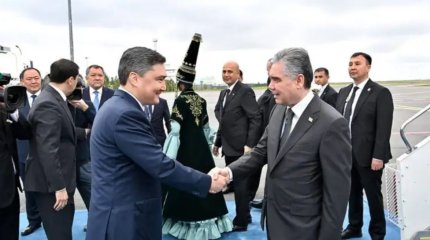 Гурбангулы Бердімұхамедов ШЫҰ саммитіне қатысу үшін Астанаға келді