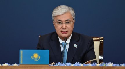 Президент Қасым-Жомарт Тоқаев ШЫҰ-ға мүше мемлекеттер басшылары кеңесінің отырысында сөз сөйледі