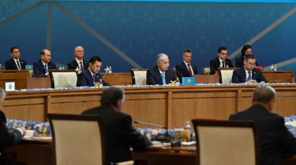 «С оптимизмом смотрим на будущее ШОС», - Токаев