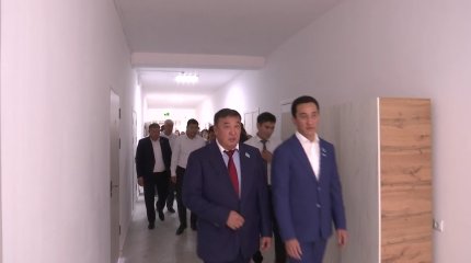 Мажилисмены ознакомились с ходом строительства реабилитационного центра в Туркестанской области