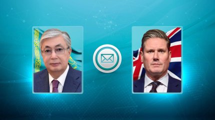 Мемлекет басшысы Ұлыбританияның жаңадан тағайындалған Премьер-министріне құттықтау жеделхатын жолдады
